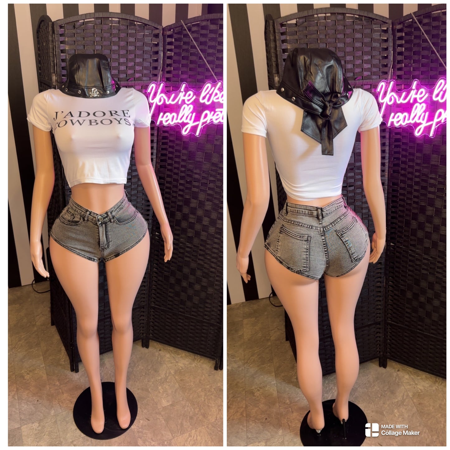 2pc “Cowboy Jadore” Set