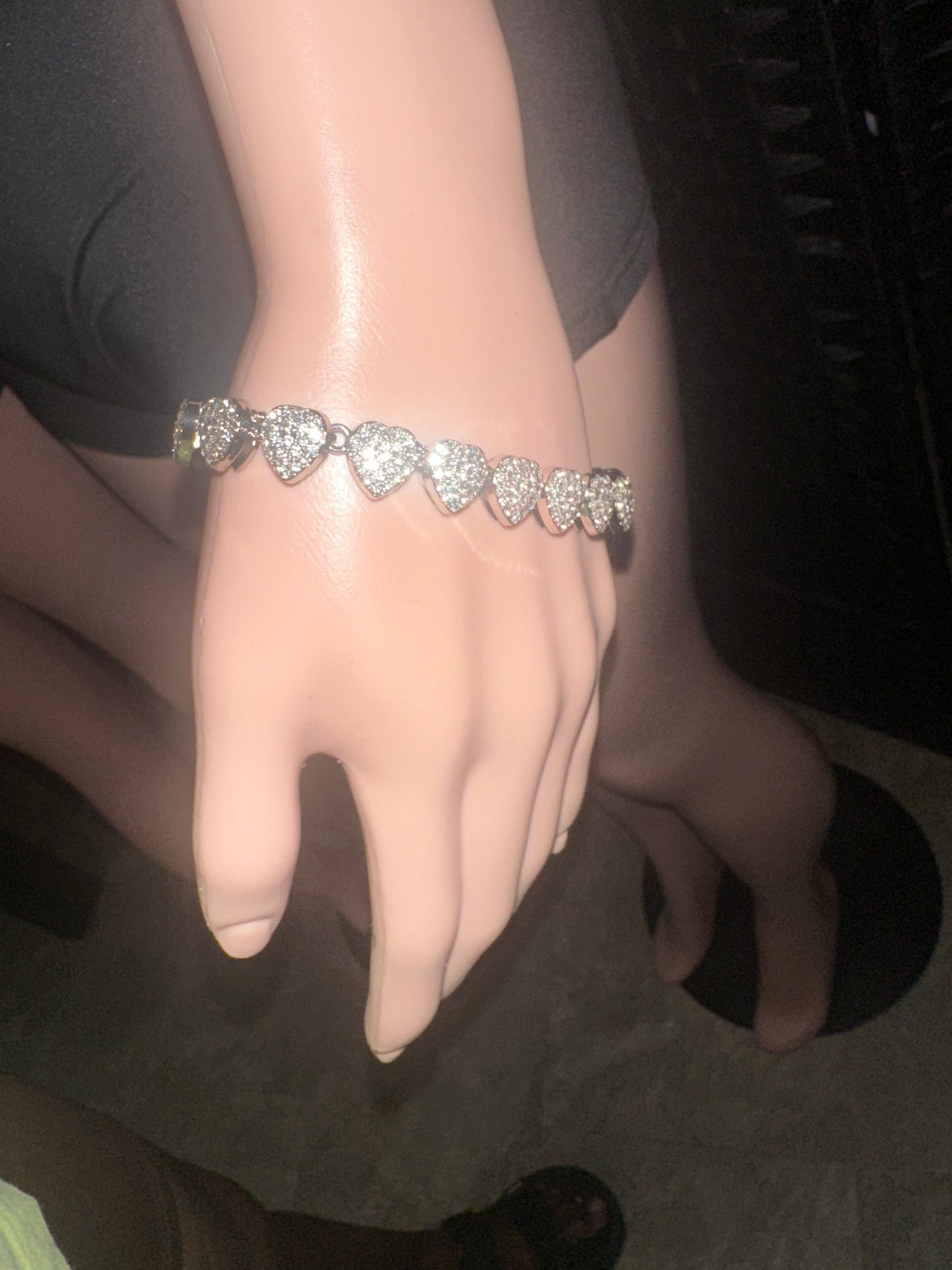 Silver Heart Bracelet