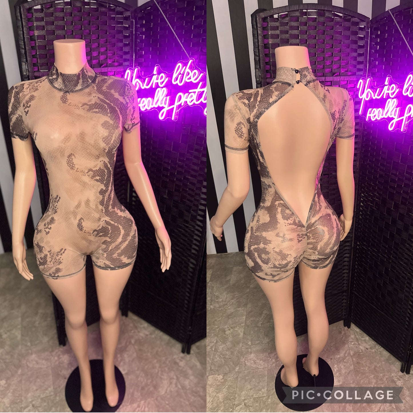 Brown Skin Romper