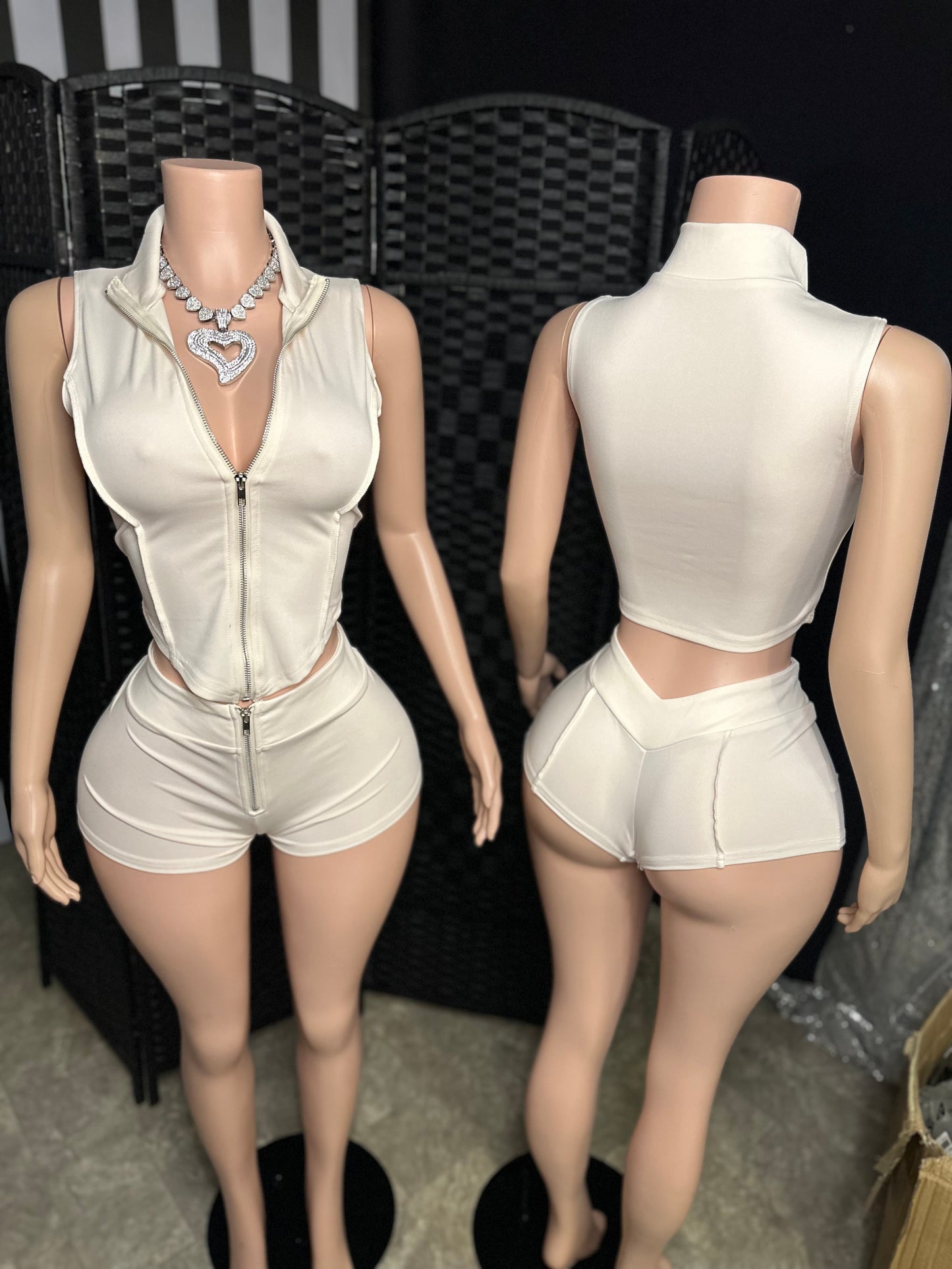 White 2pc Set