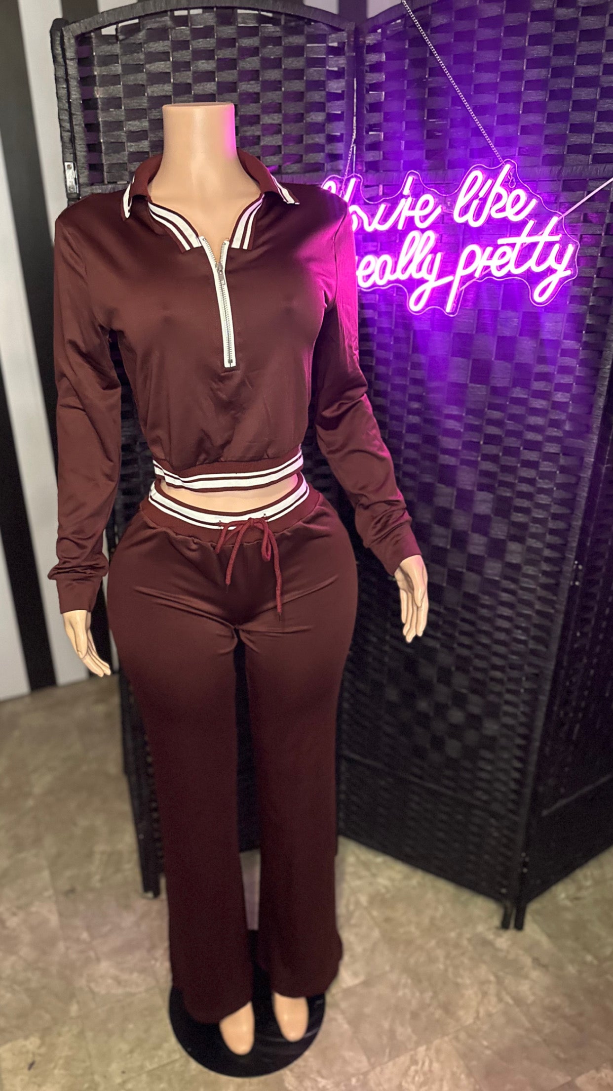 Maroon 2pc Set