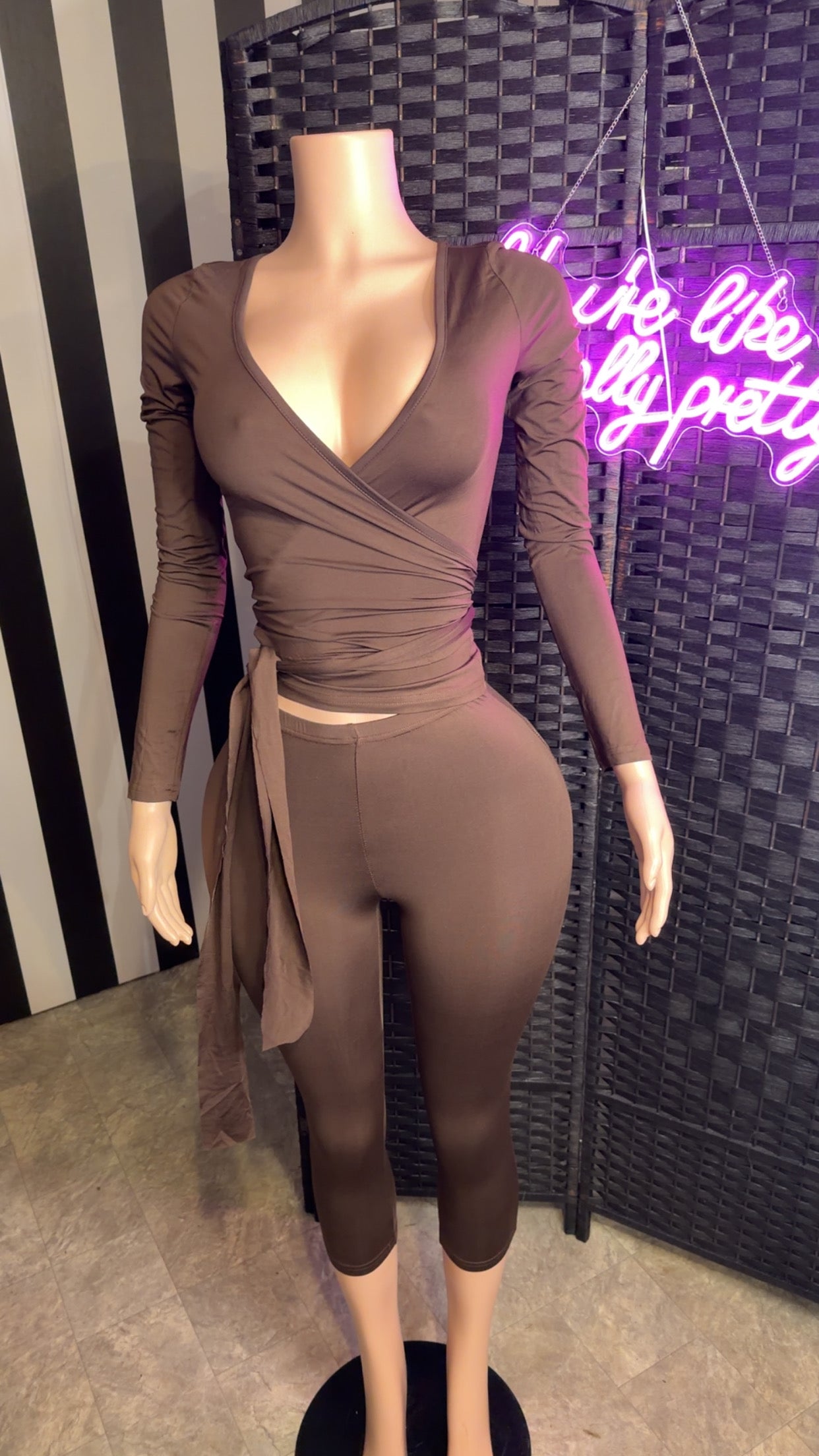 Brown Capri 2pc Set
