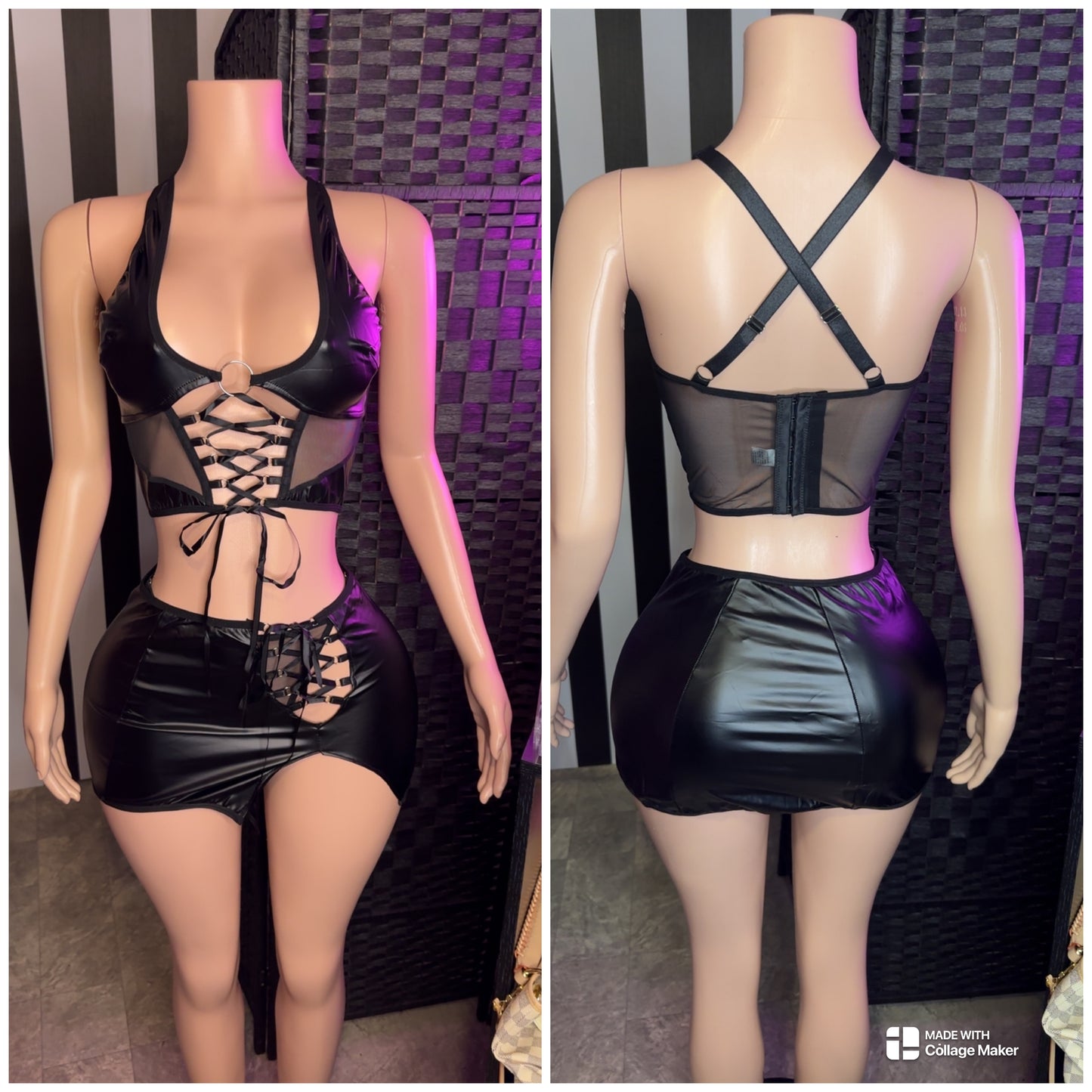 Black “Baddie” 3pc Set