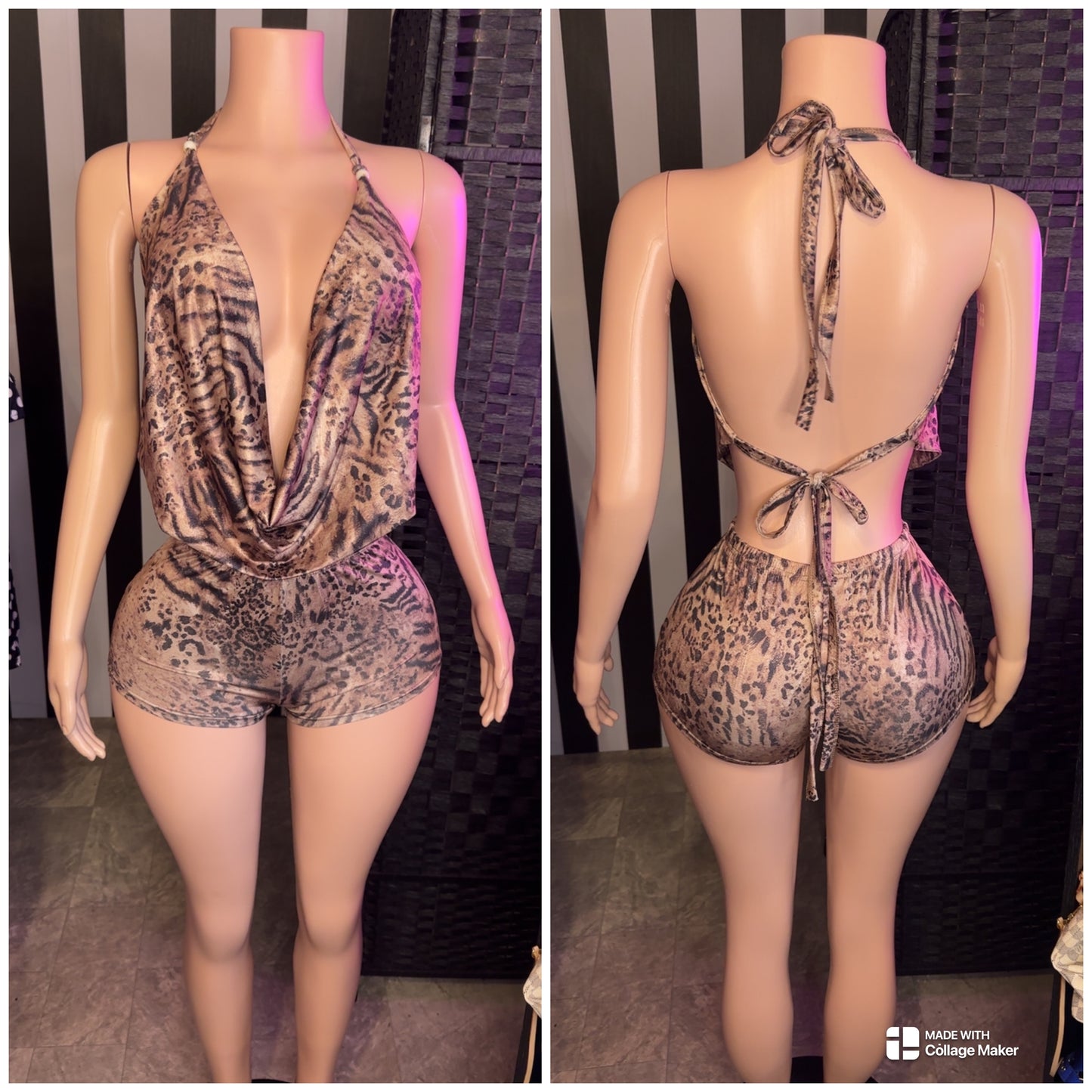 Animal Print 2pc Set