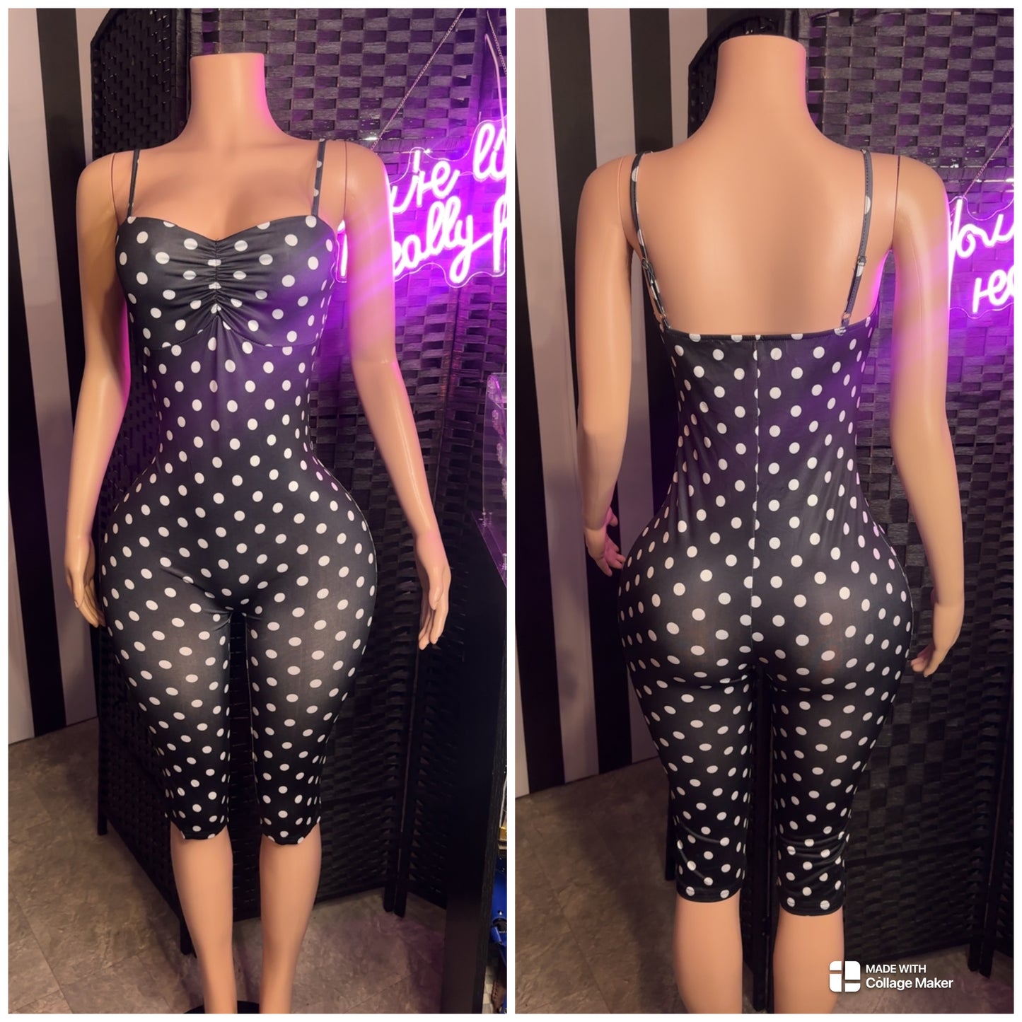 Polka Dot Jumpsuit