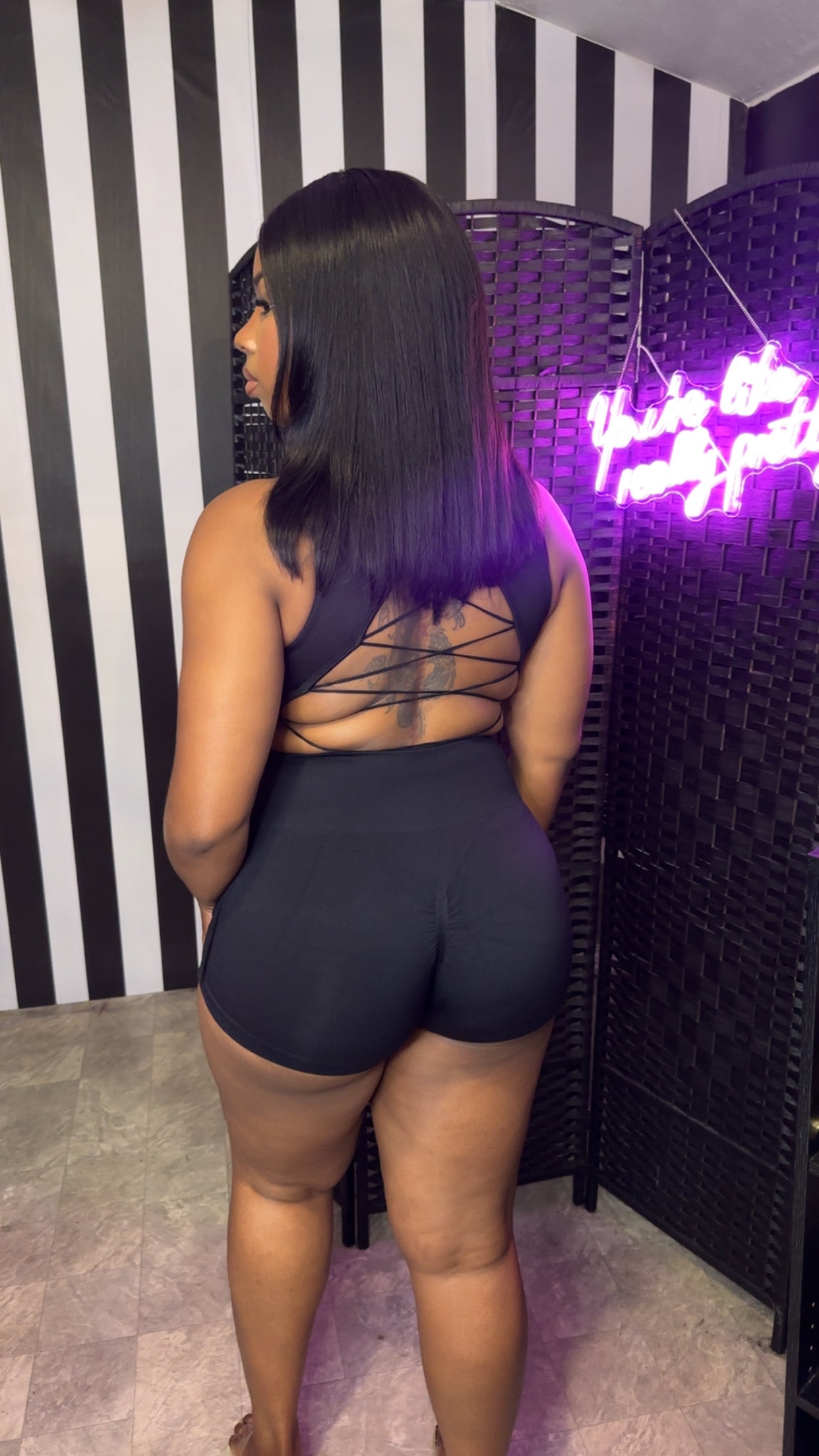 Black 2pc Yoga Set
