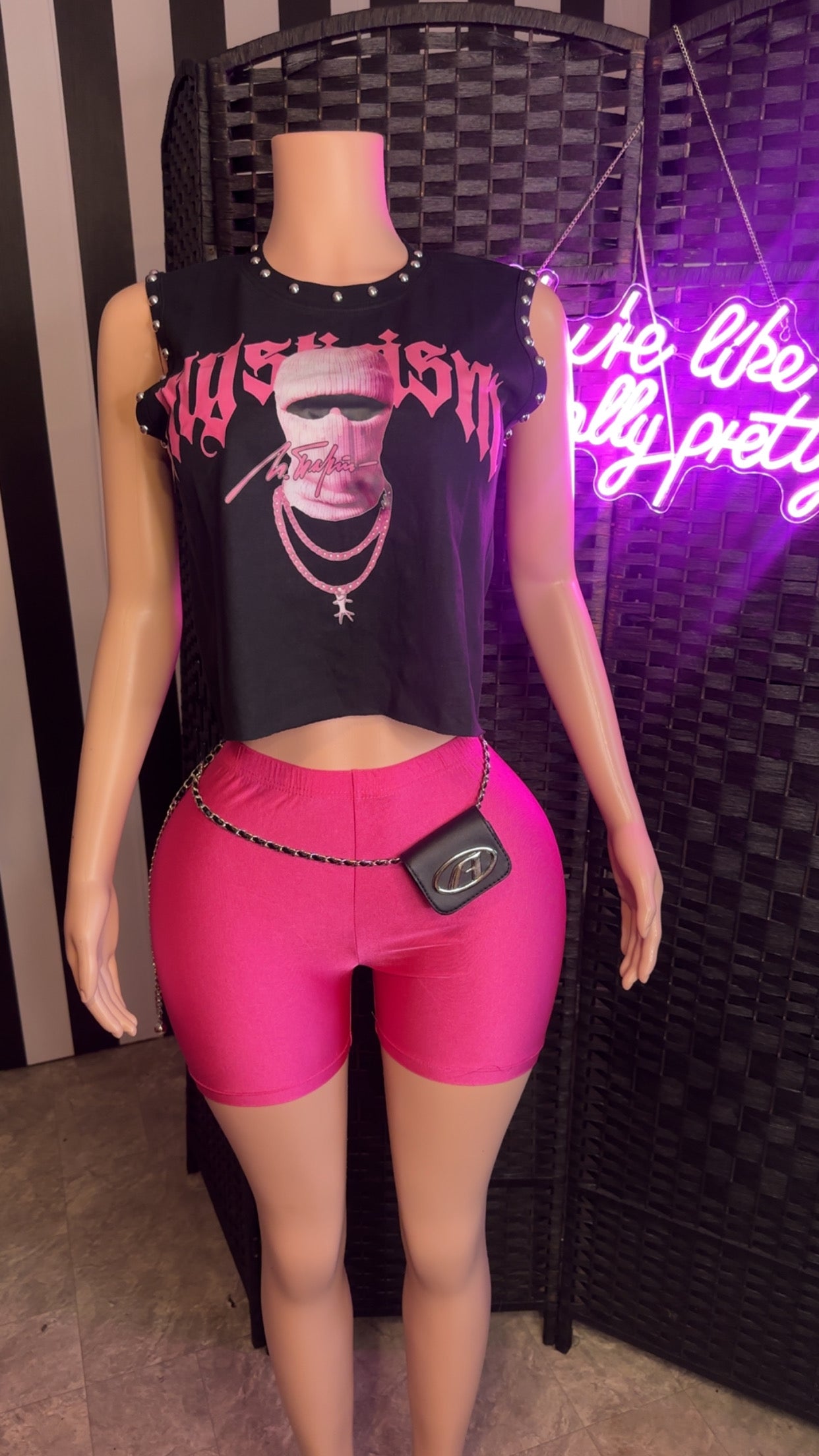 Pink 2pc Graphic Set