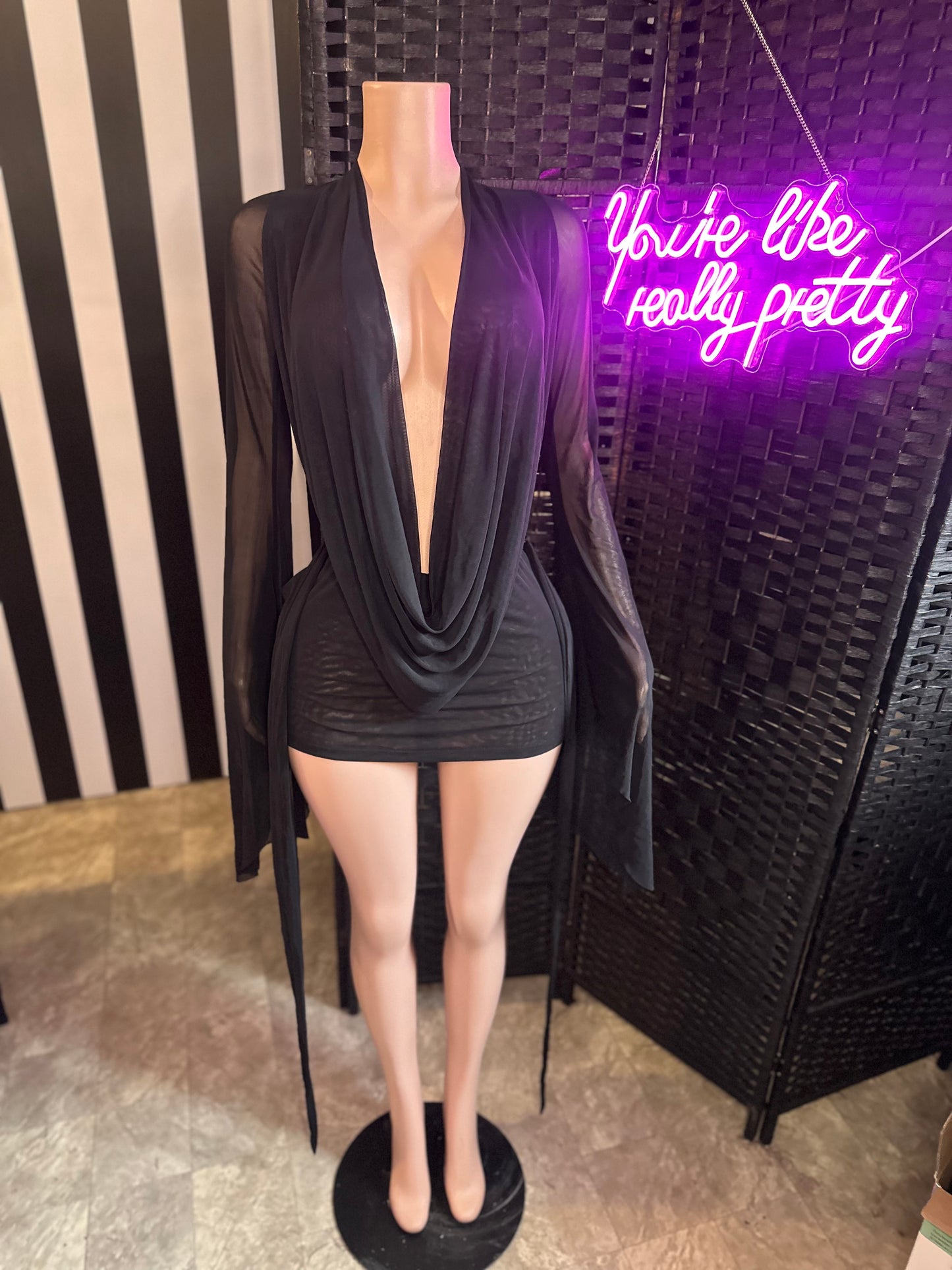 Black Sweetheart Dress
