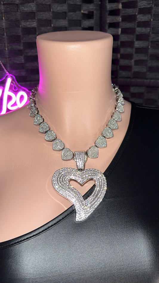 Large Heart Chain
