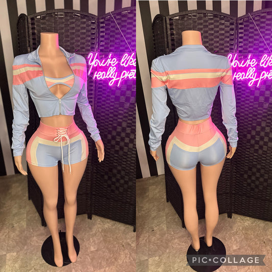 Blue Wayda 3pc Set
