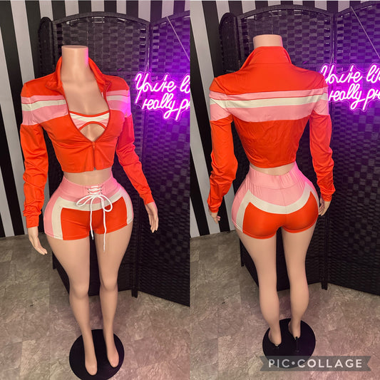 Red Wayda 3pc Set