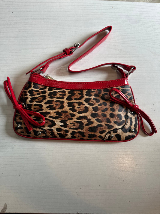 Red & Leopard Handbag