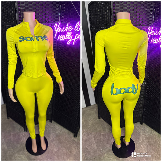 Yellow Body 2pc Set