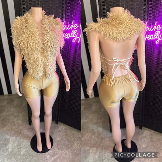 Gold Fur 2pc Set