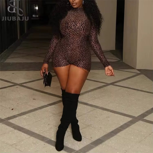 Leopard Romper