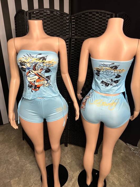 Blue Hardy 2pc Set