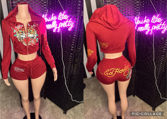 Maroon EH 2pc Set