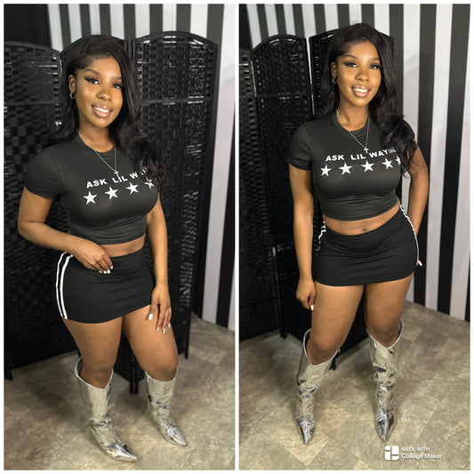 Black Wayne 2pc Set