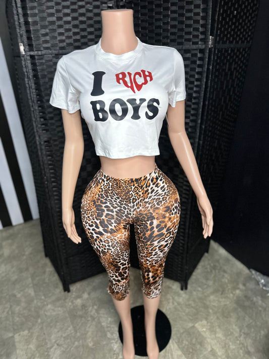 Rich Boys Leopard Set