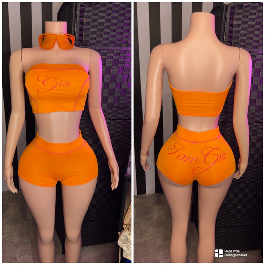 Orange Gia Set