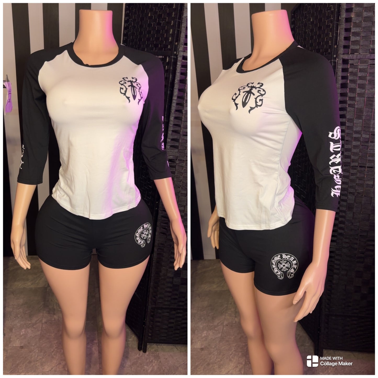 Chrome Heart 2pc Set