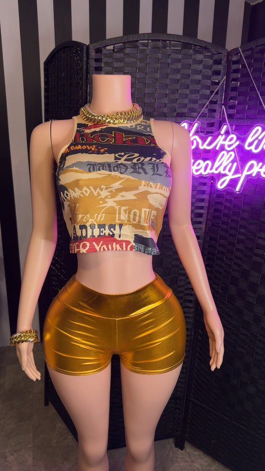 Gold 2pc Set