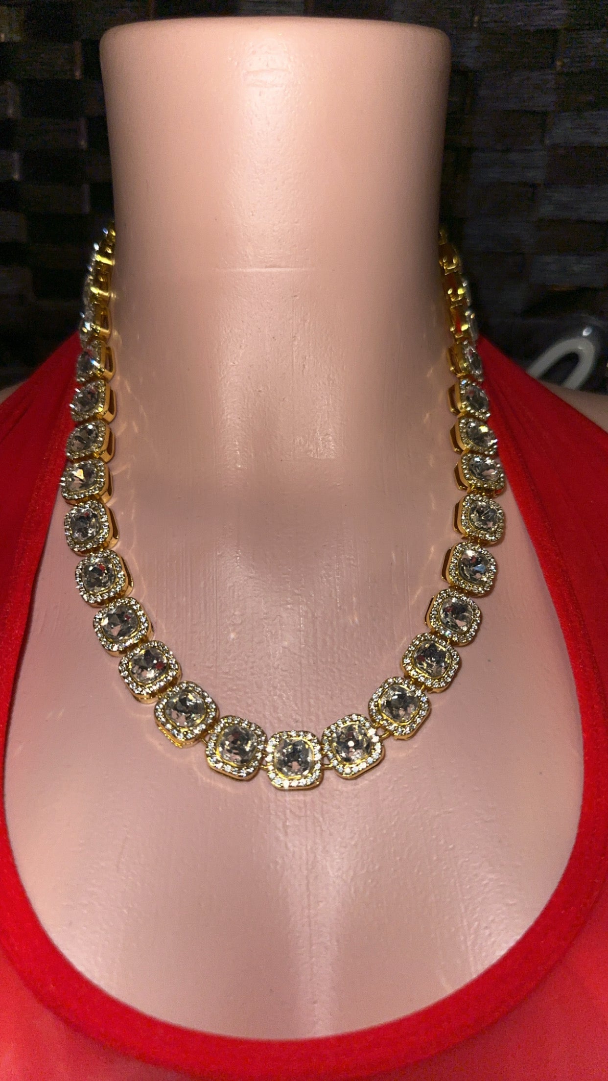 Gold Rhinestone Chain